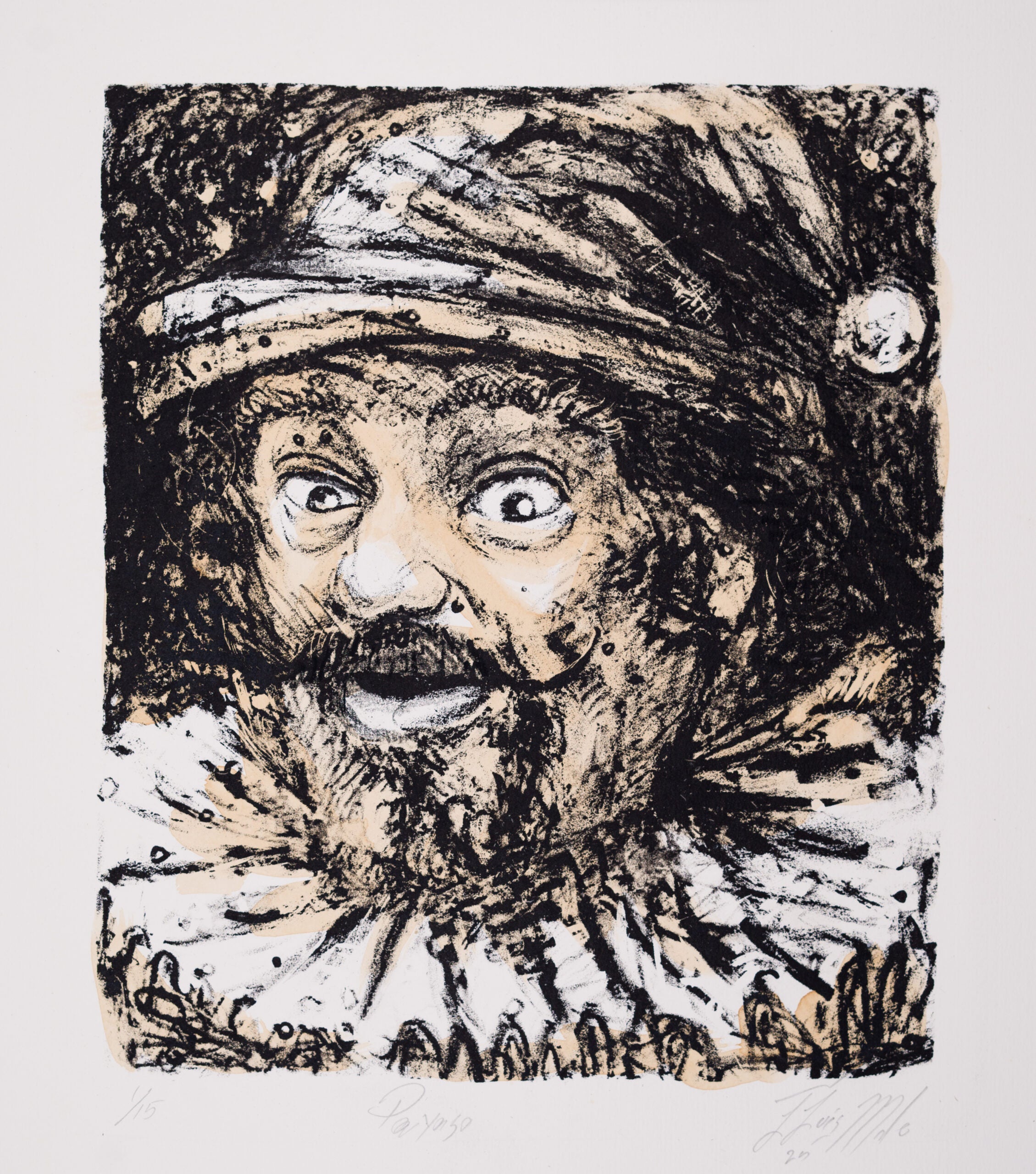 Payaso_Litografia_33.5 x 37.5cm_2025_ $15 000